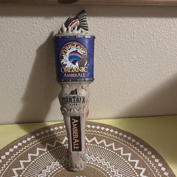 Fish Tale Organic Amber Ale Tap Handle - Picture 1 of 9